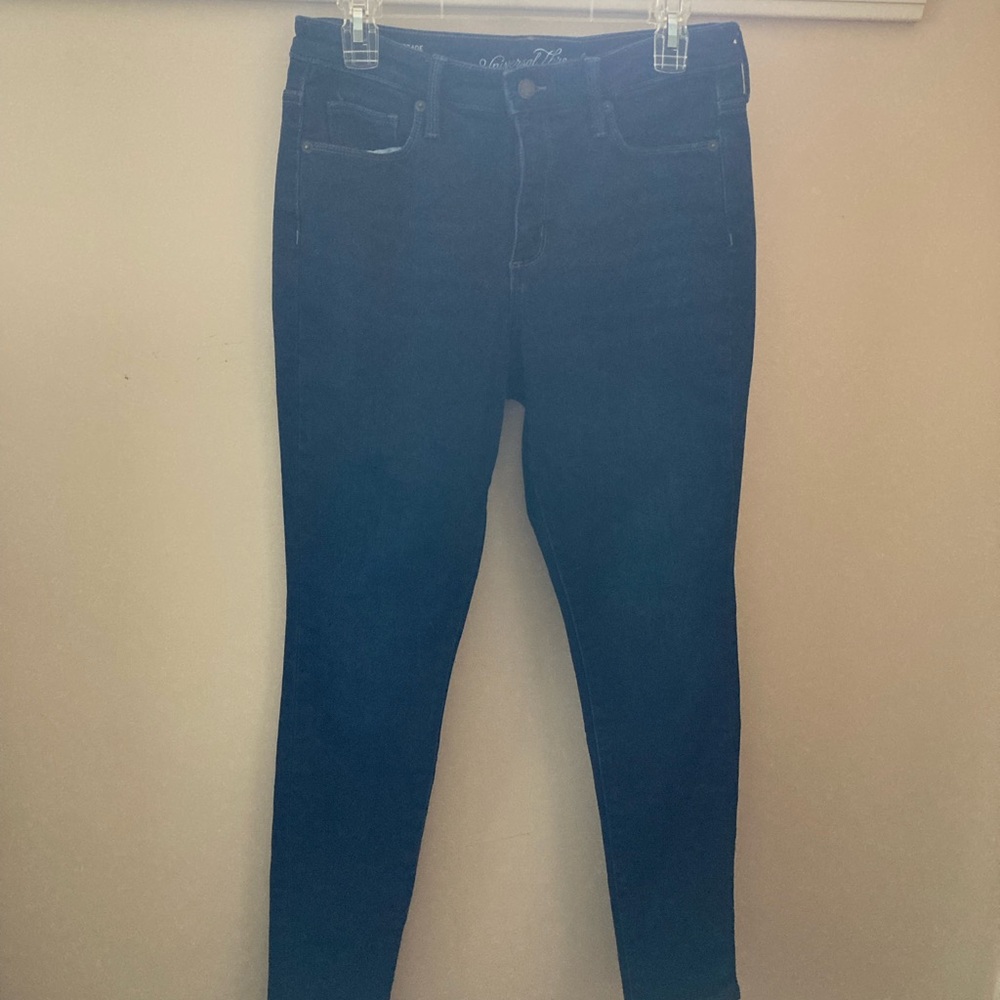 Universal Thread fleece lined dark wash jeans size 10R